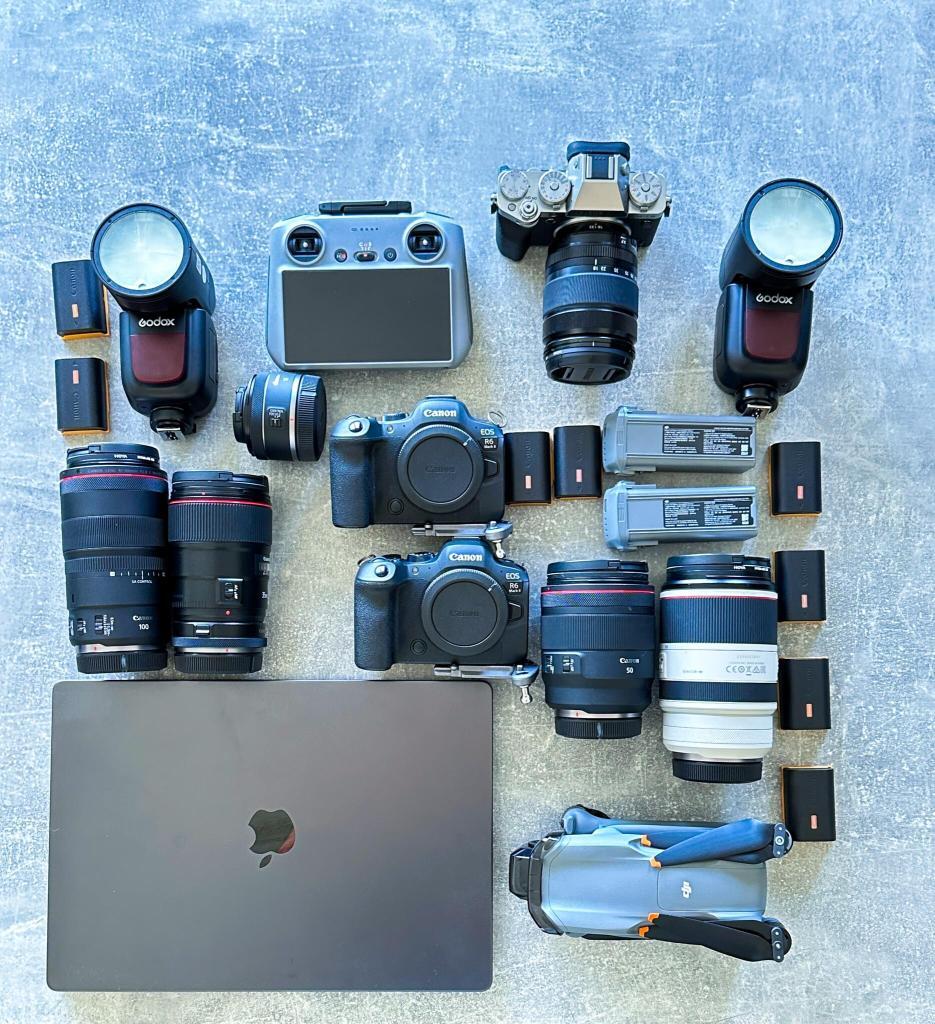 Camera’s en lenzen van Maison Amanti – de basisuitrusting van een trouwfotograaf